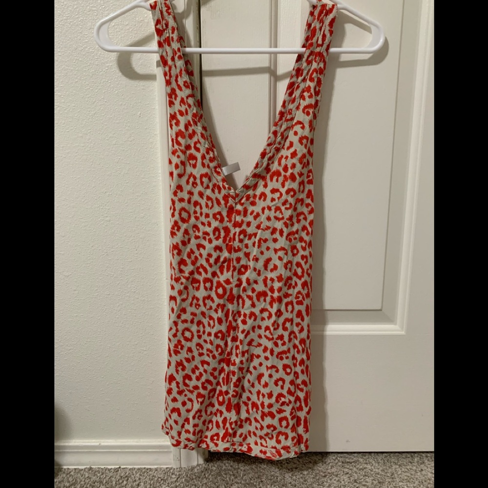 Cheetah print top from buckle